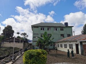The View Of School After 18th April 2021 Fire Incident
